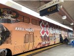 X Games Wrap on Surfliner Bilevel Car